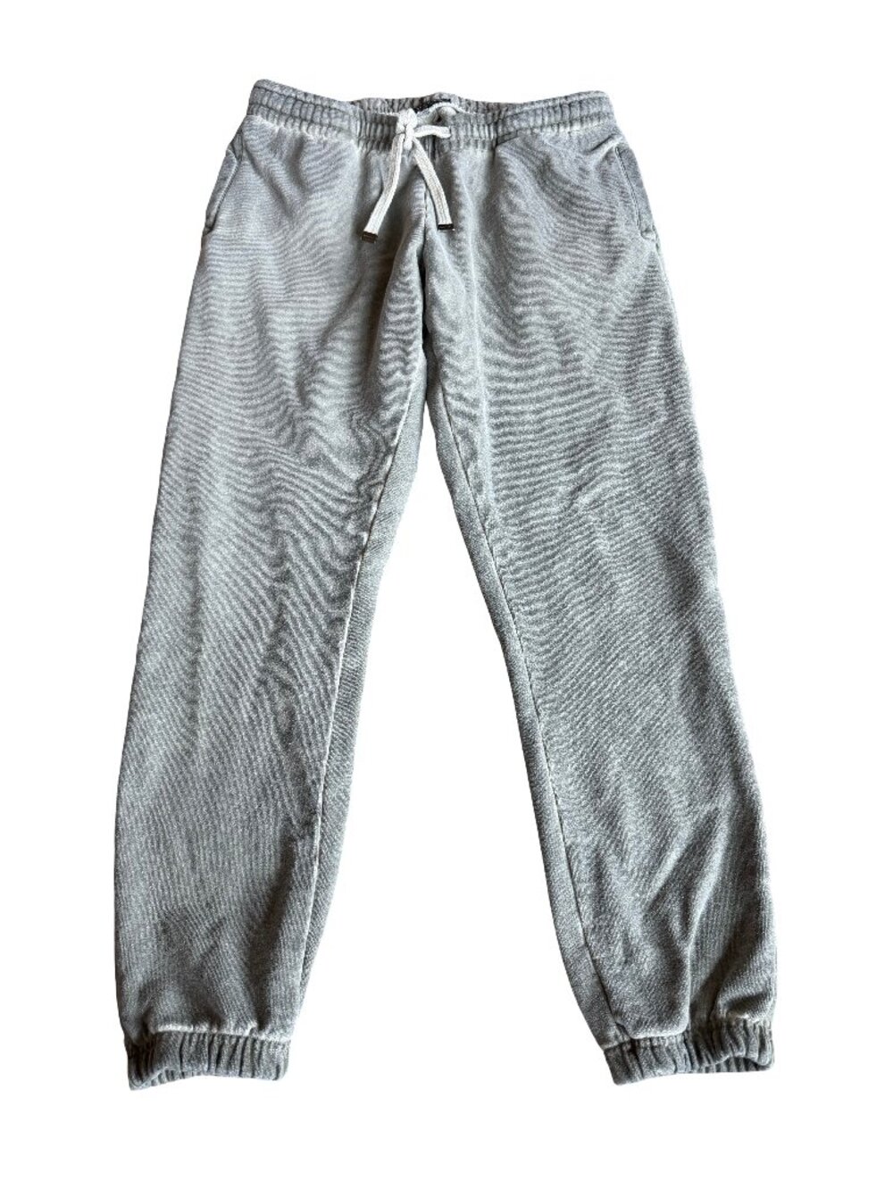 Talentless Faded Grey Fleece Jogger Sweatpants Tapered Elastic Cuff Size S Men's